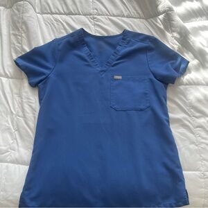 Figs Light blue Catarina Scrub Top